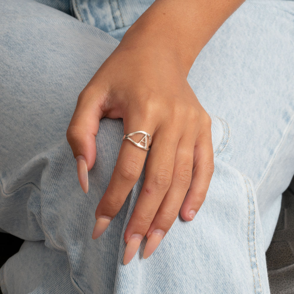 Personalised Initial Ring