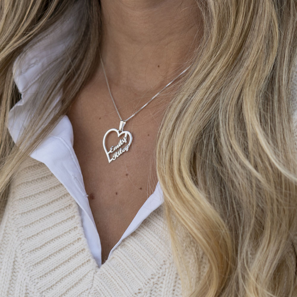 Couple Heart Necklace