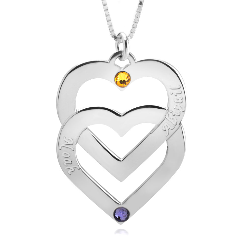 Double Heart Necklace