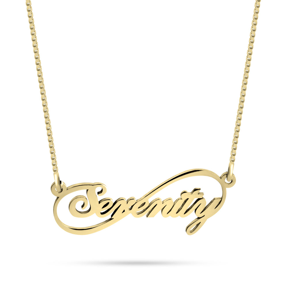 Personalised Infinity Name Necklace