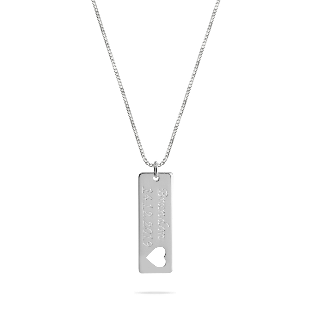 Nameplate Bar Necklace