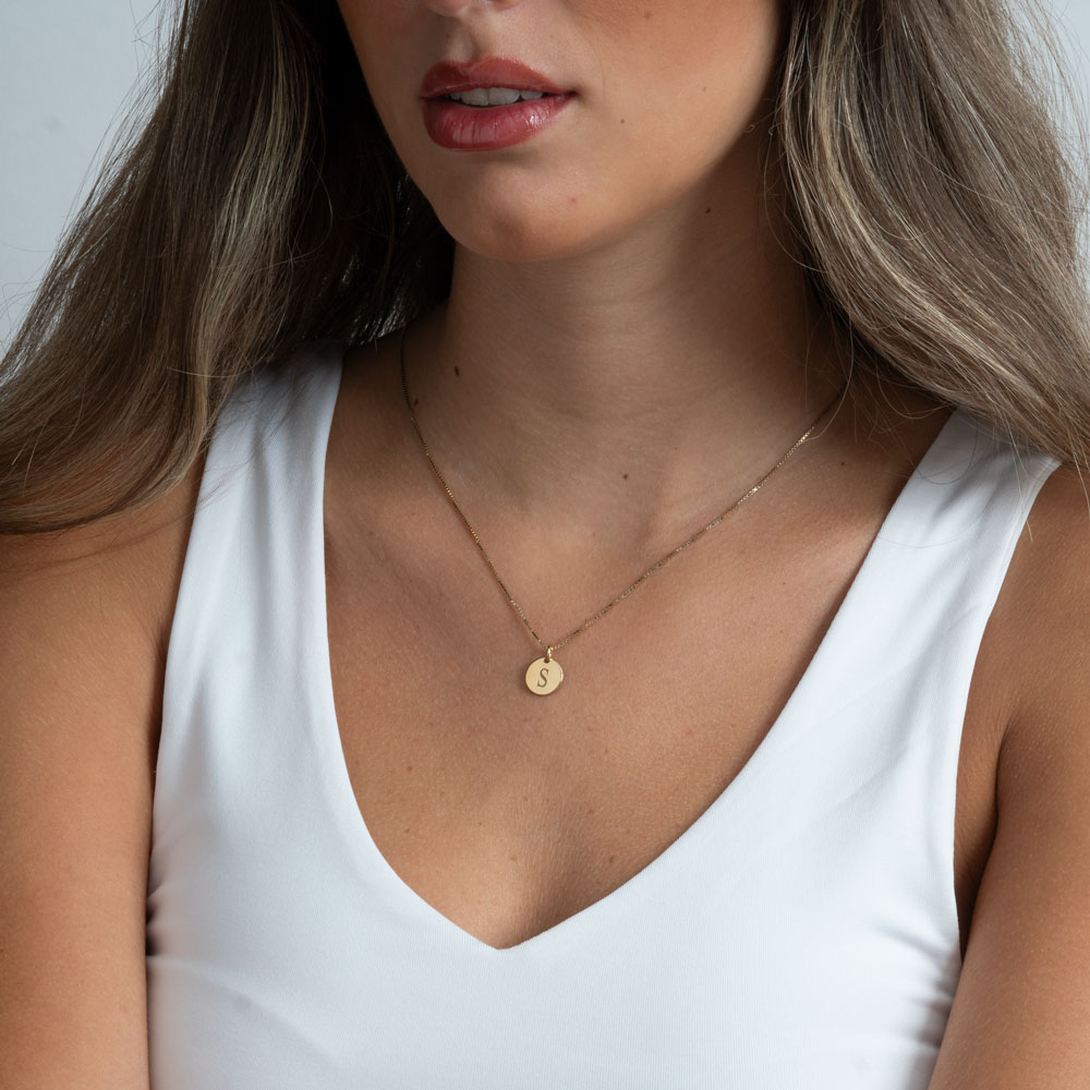 Letter Pendant Necklace