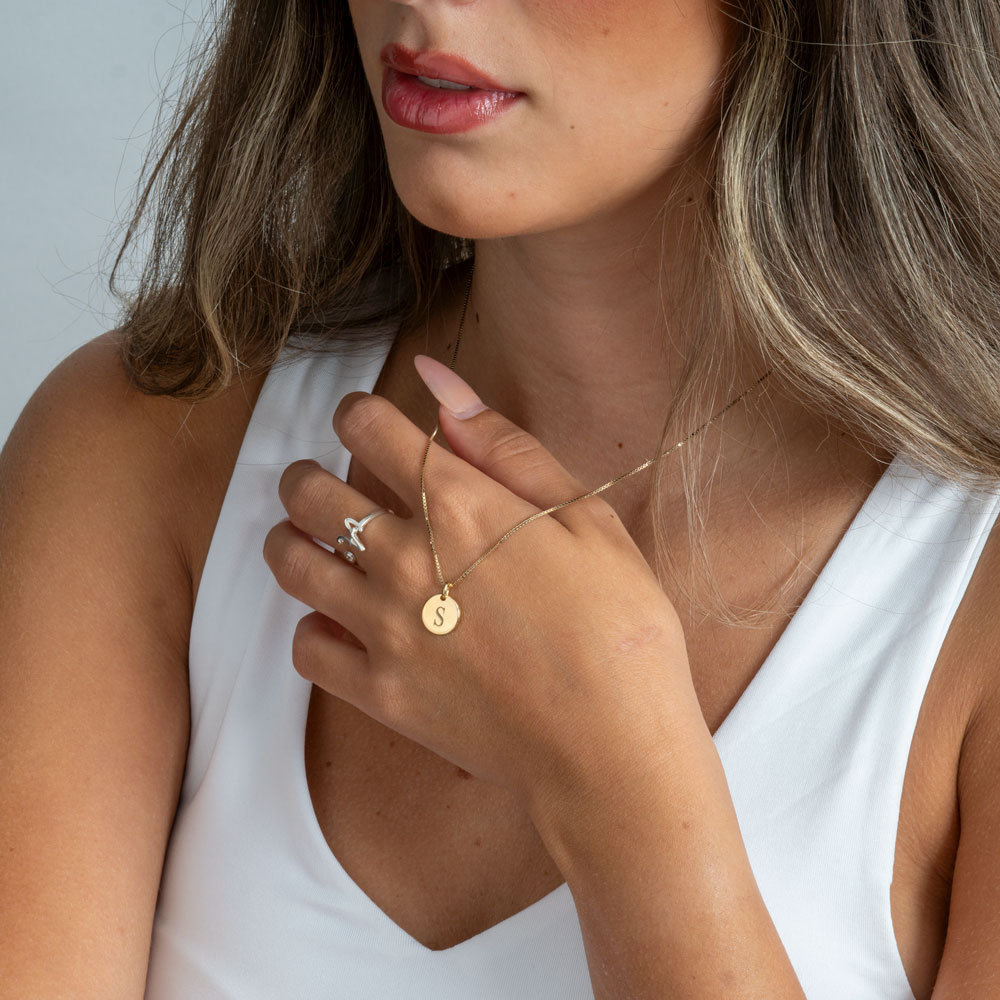 Letter Pendant Necklace