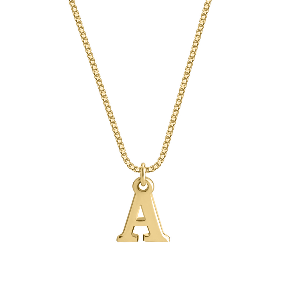 Capital Initial Letter Necklace