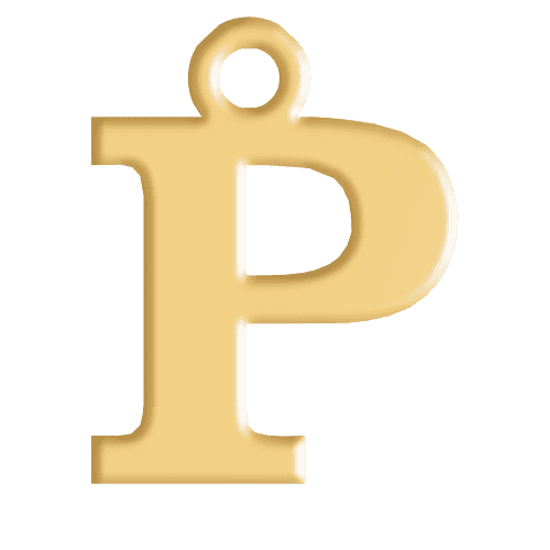 P Initial Pendant