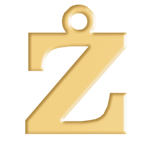 Z Initial Pendant