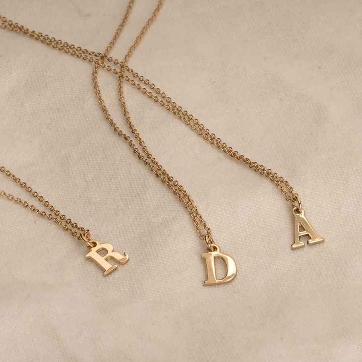 Capital Initial Letter Necklace information