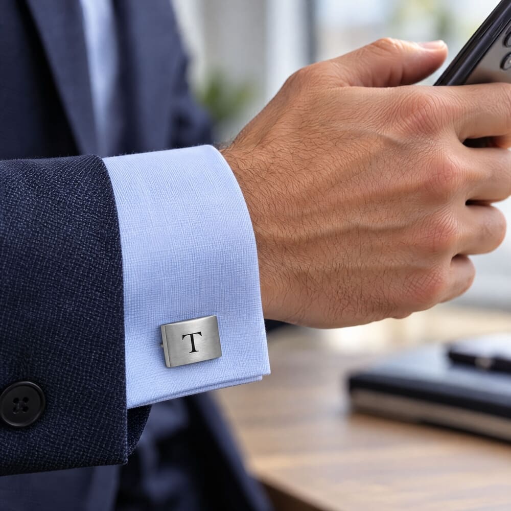 Personalised Matte Cufflinks