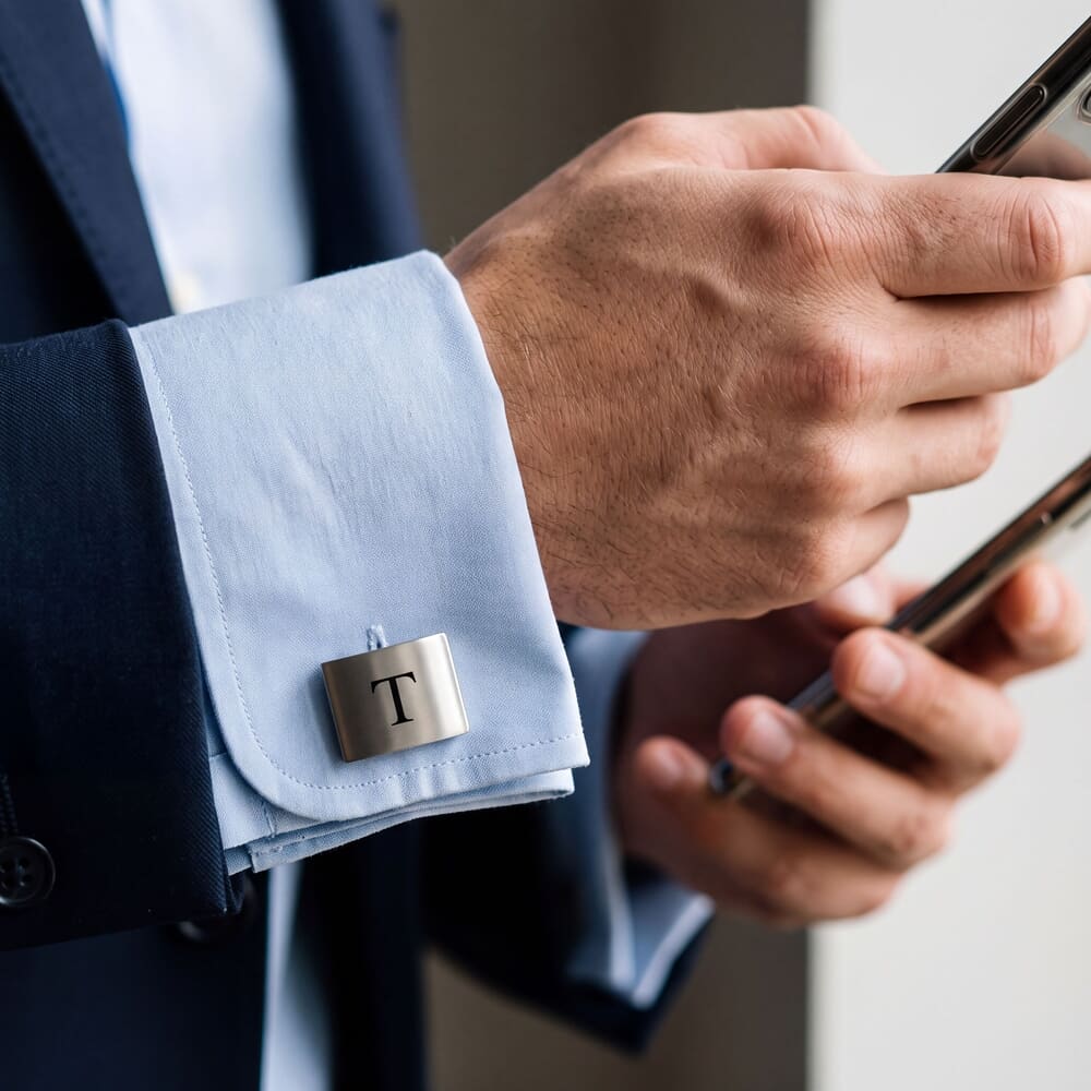 Personalised Matte Cufflinks