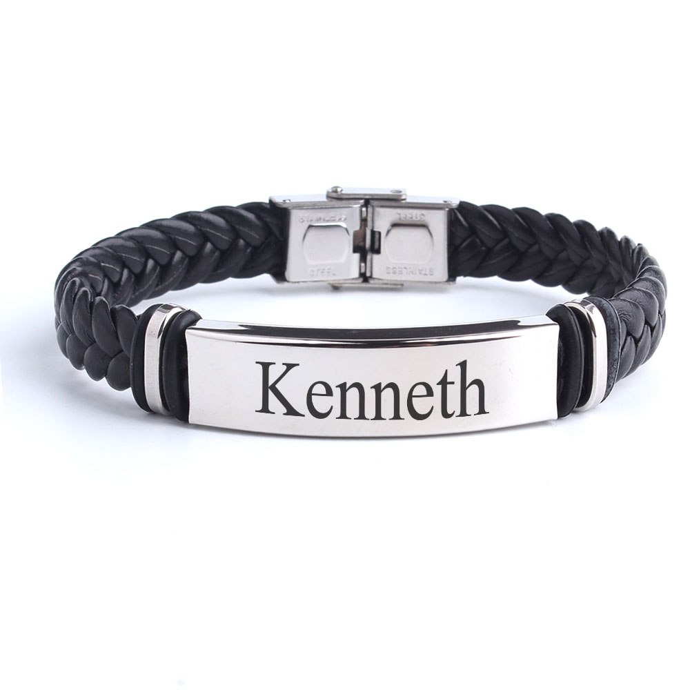 Mens Leather Bracelet