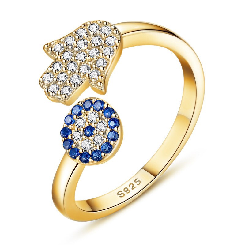 Hamsa - Evil Eye Ring