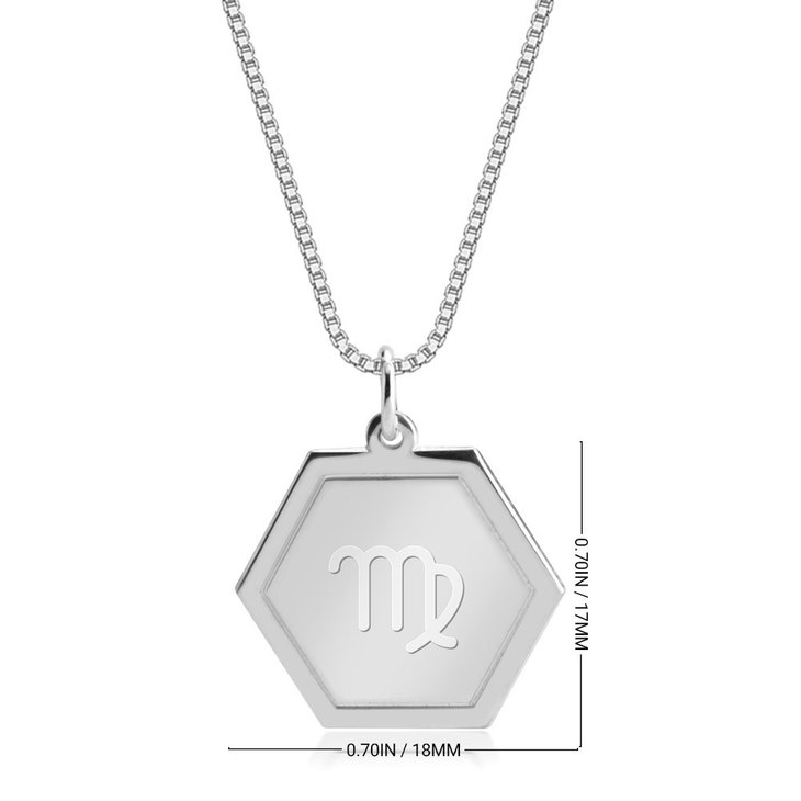 Hexagon Zodiac Pendant information
