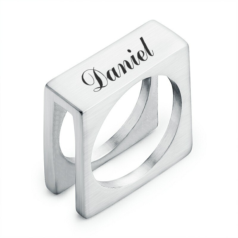 Personalised Cube Ring
