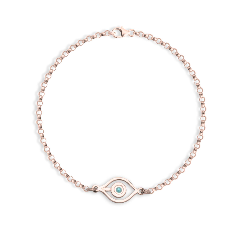 Delicate Evil Eye Bracelet 