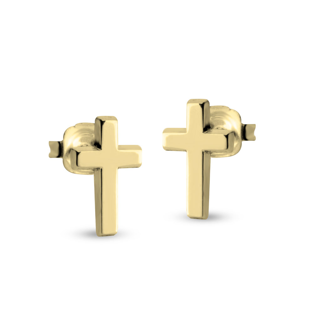 Cross Stud Earrings