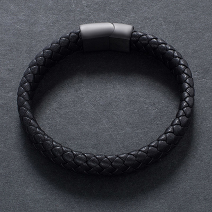 Mens Black Bracelet - Picture 3