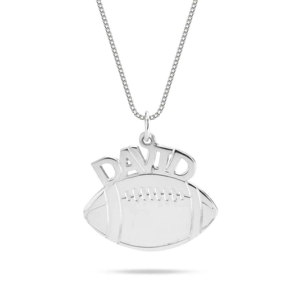 Football Name Necklace