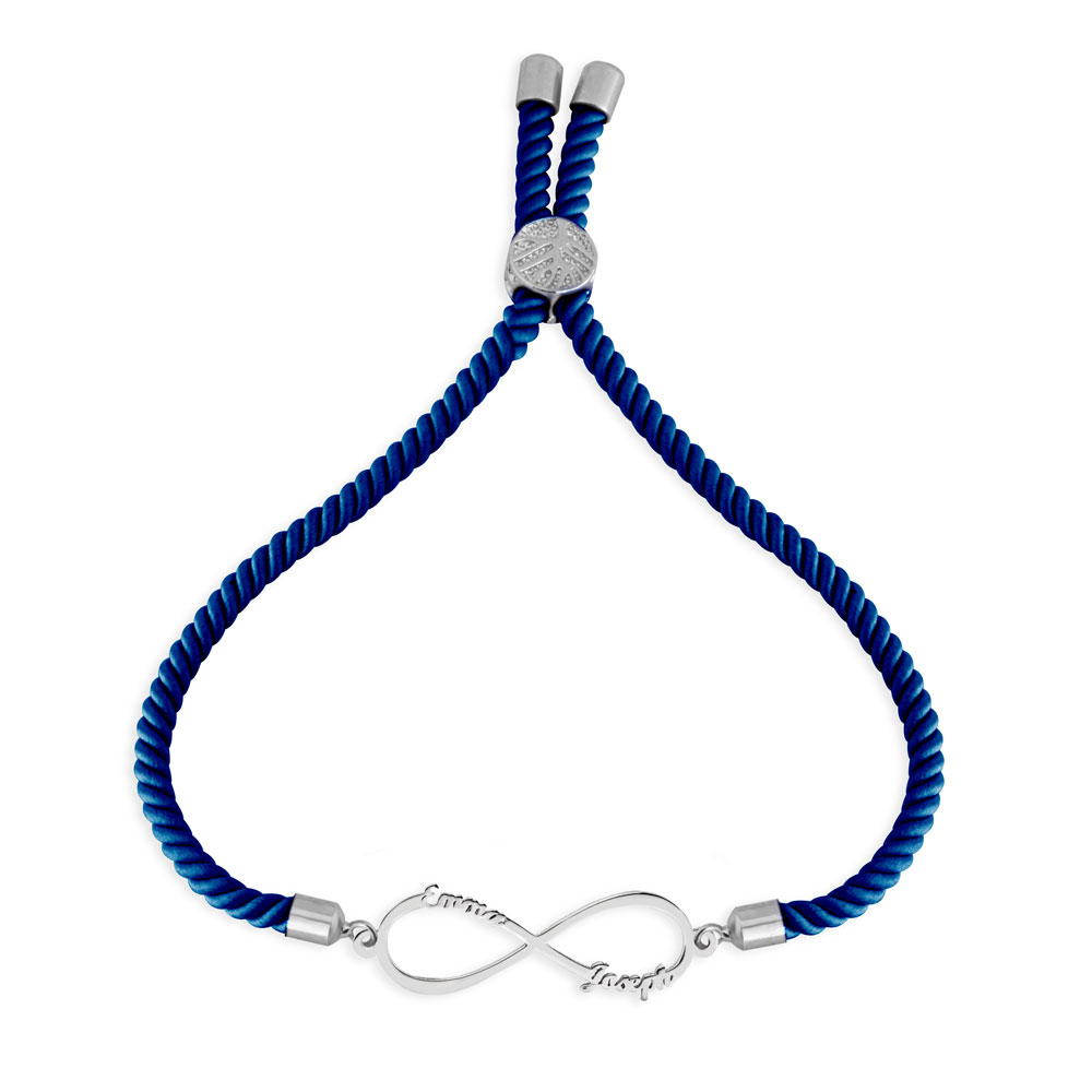Personalised Cord Infinity Bracelet