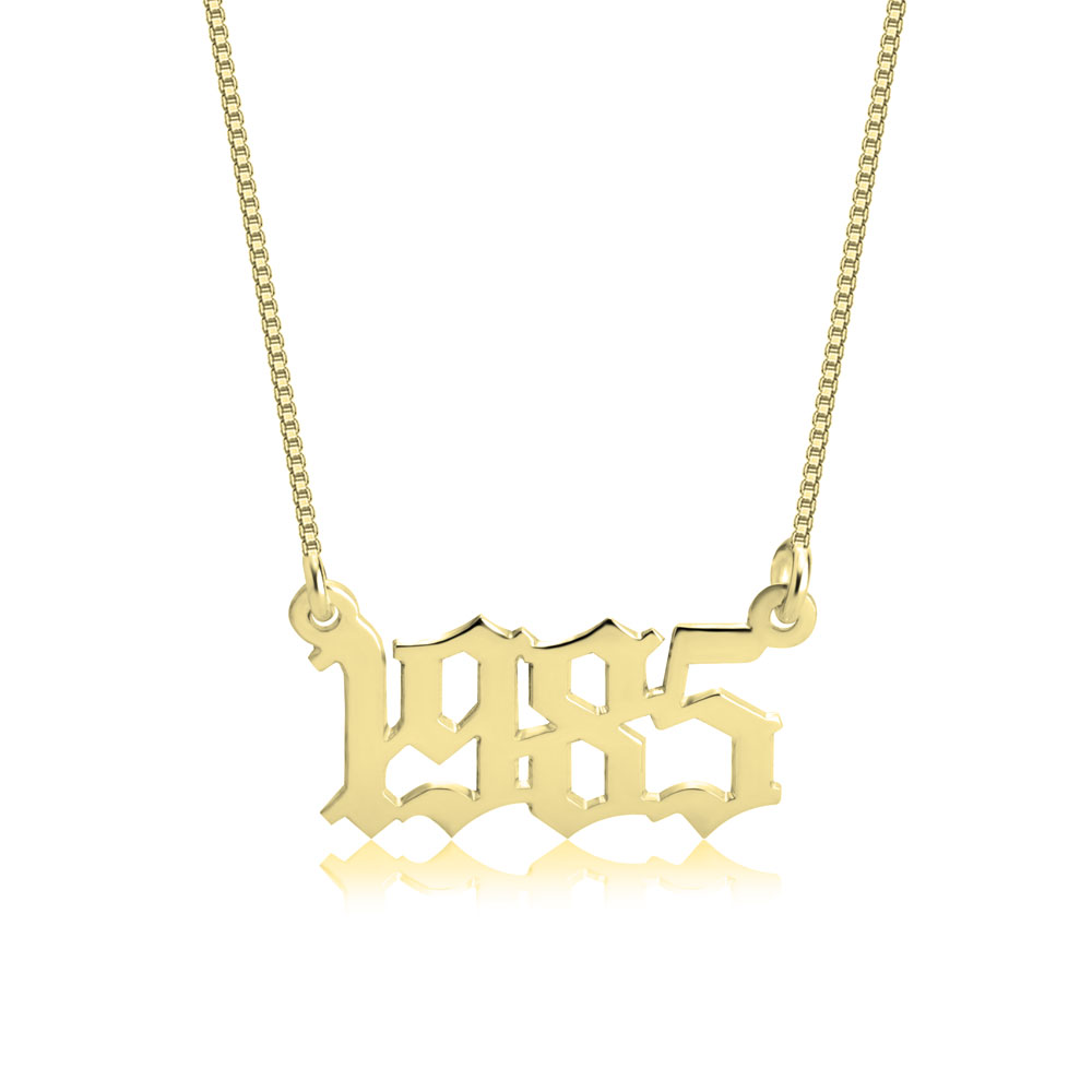 Custom Year Necklace