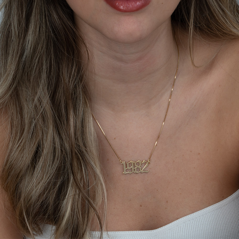 Custom Year Necklace