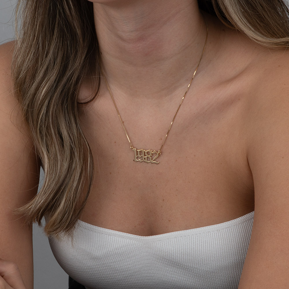 Custom Year Necklace