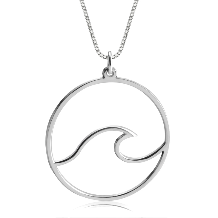 Circle Wave Necklace