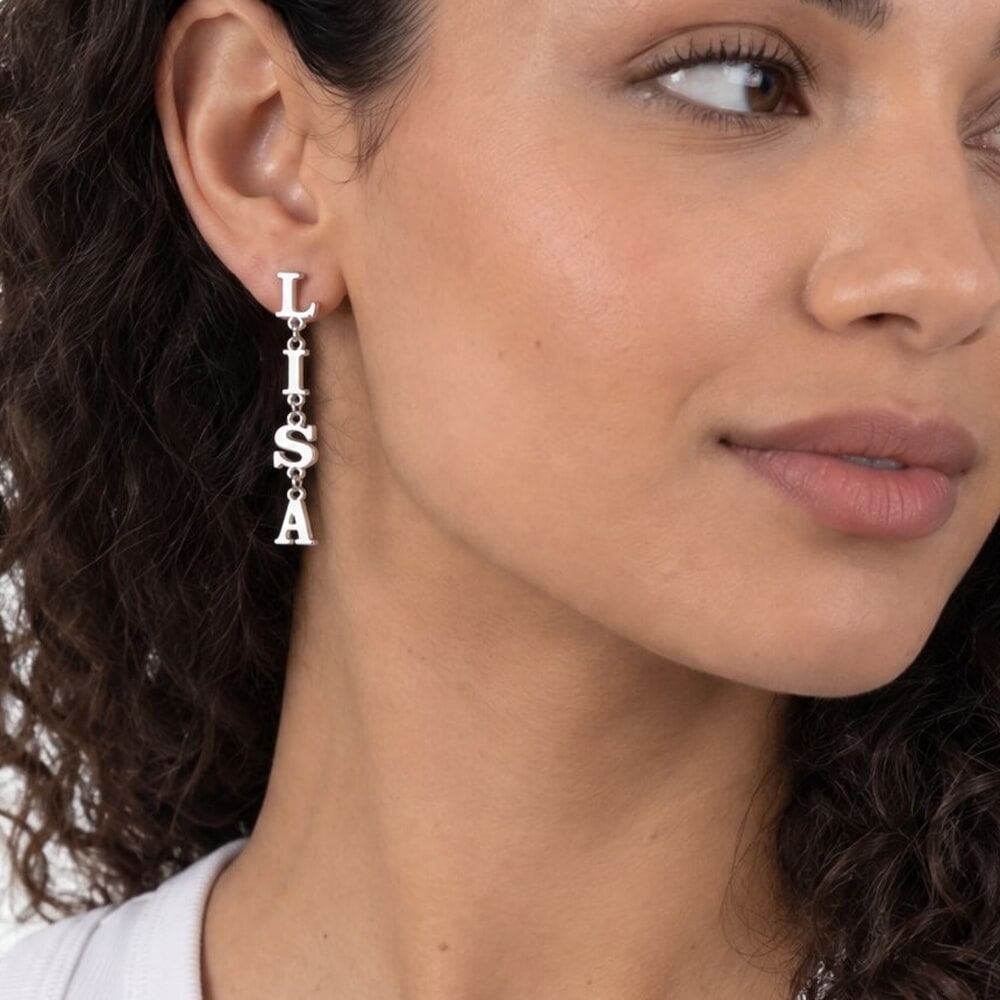 Name Drop Earrings