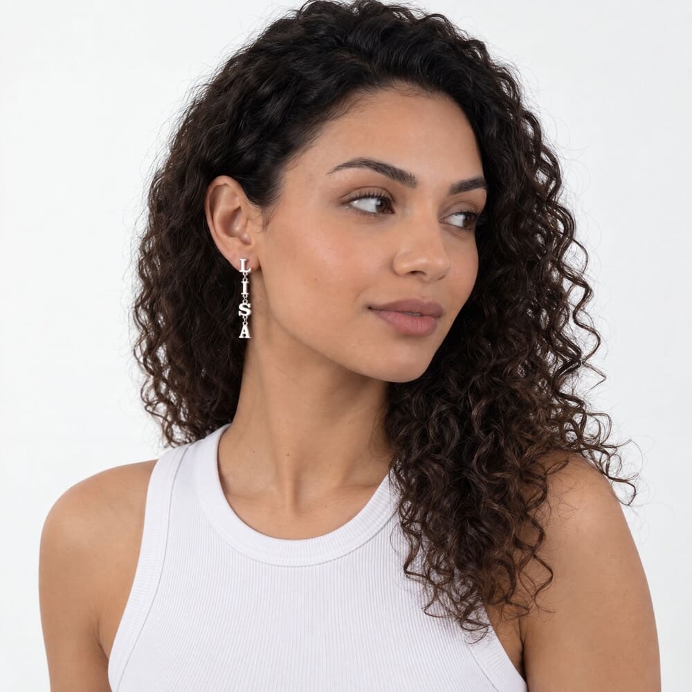 Name Drop Earrings