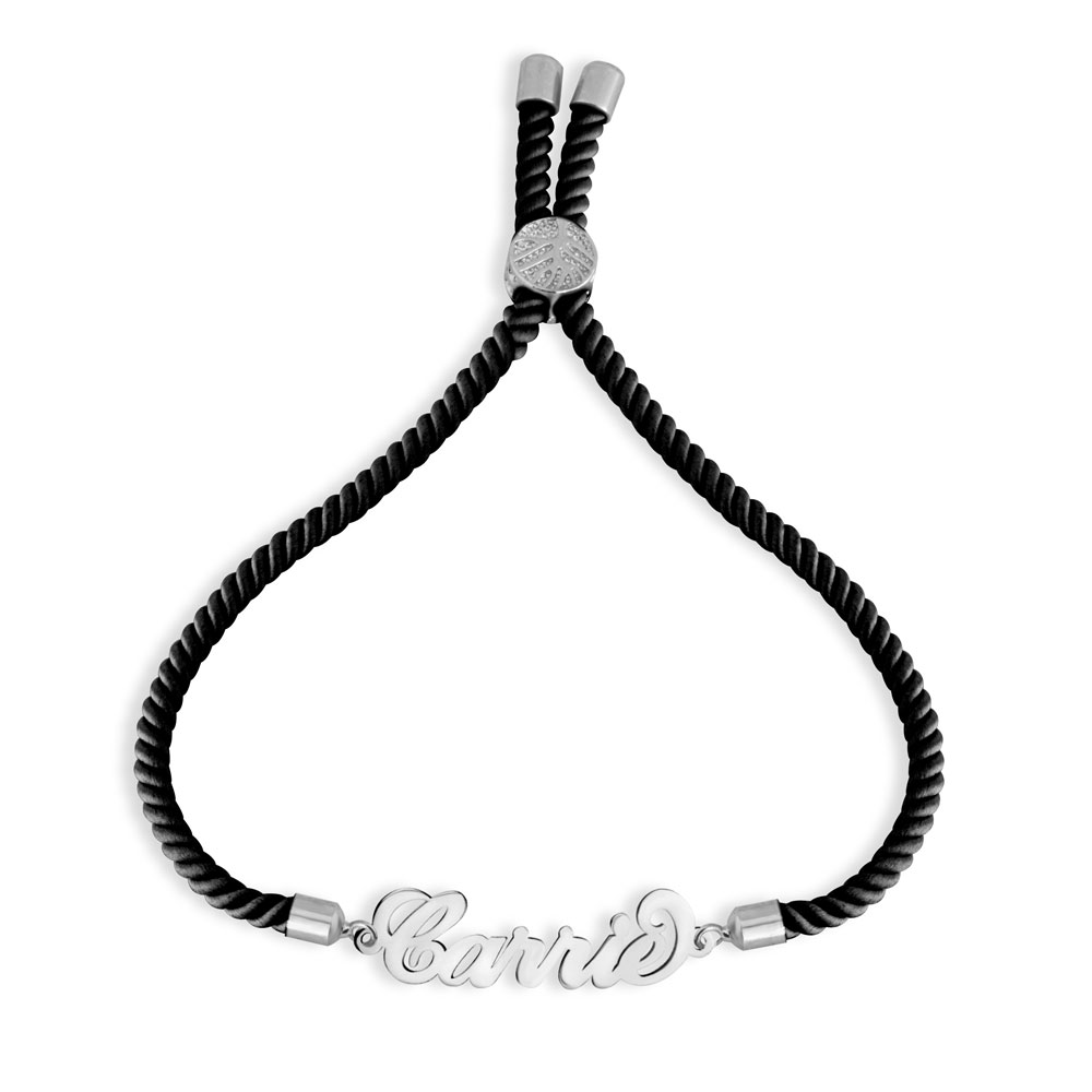 Personalised Cord Name Bracelet