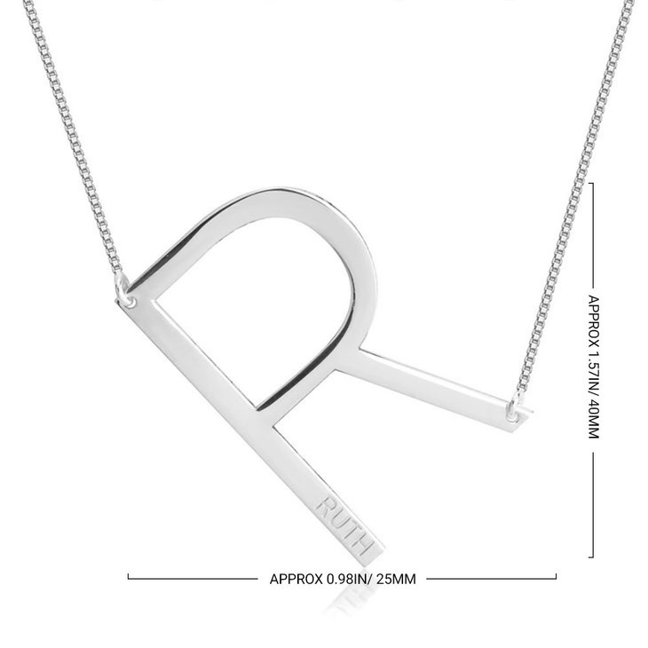 Personalised Initial Necklace information