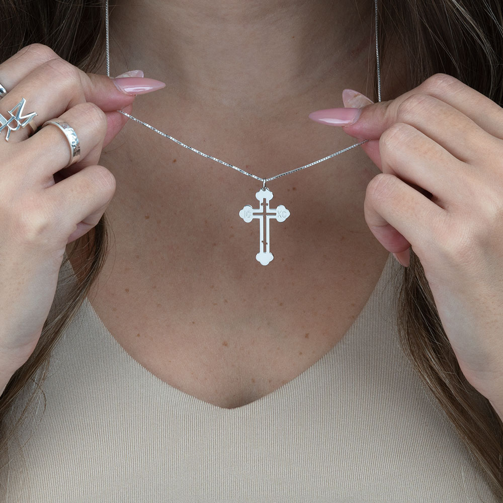 Greek Orthodox Cross Necklace