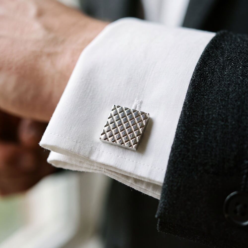Silver Fashion Men Cufflinks