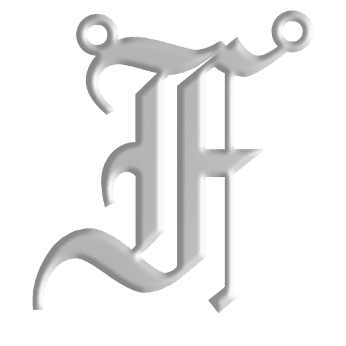 F Initial Pendant