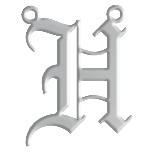 H Initial Pendant