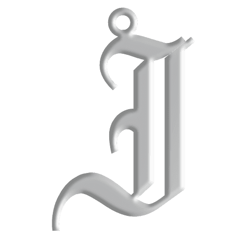 I Initial Pendant