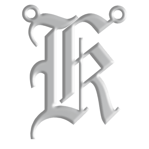 K Initial Pendant