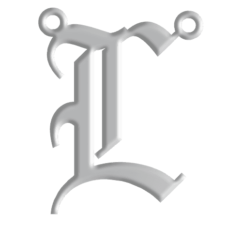 L Initial Pendant