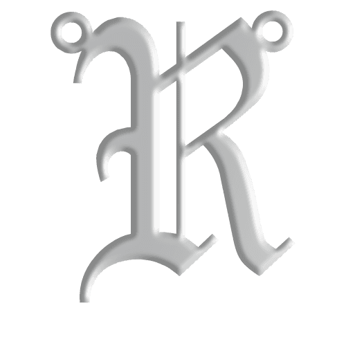 R Initial Pendant
