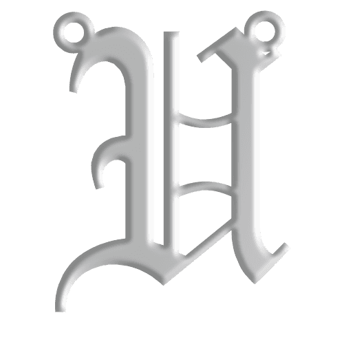 U Initial Pendant