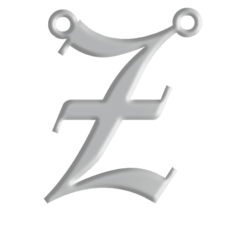 Z Initial Pendant