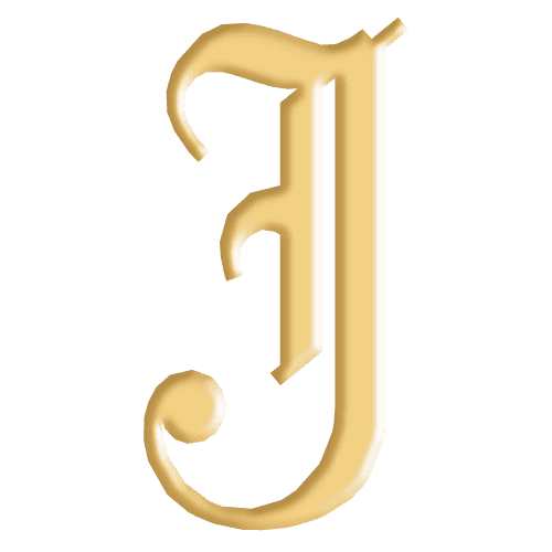 J Initial Pendant