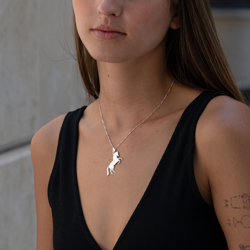 Personalised Horse Necklace