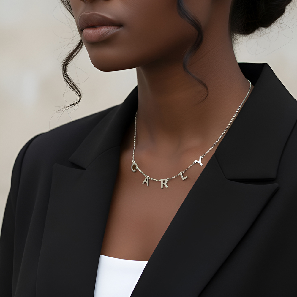 Spaced Letter Necklace