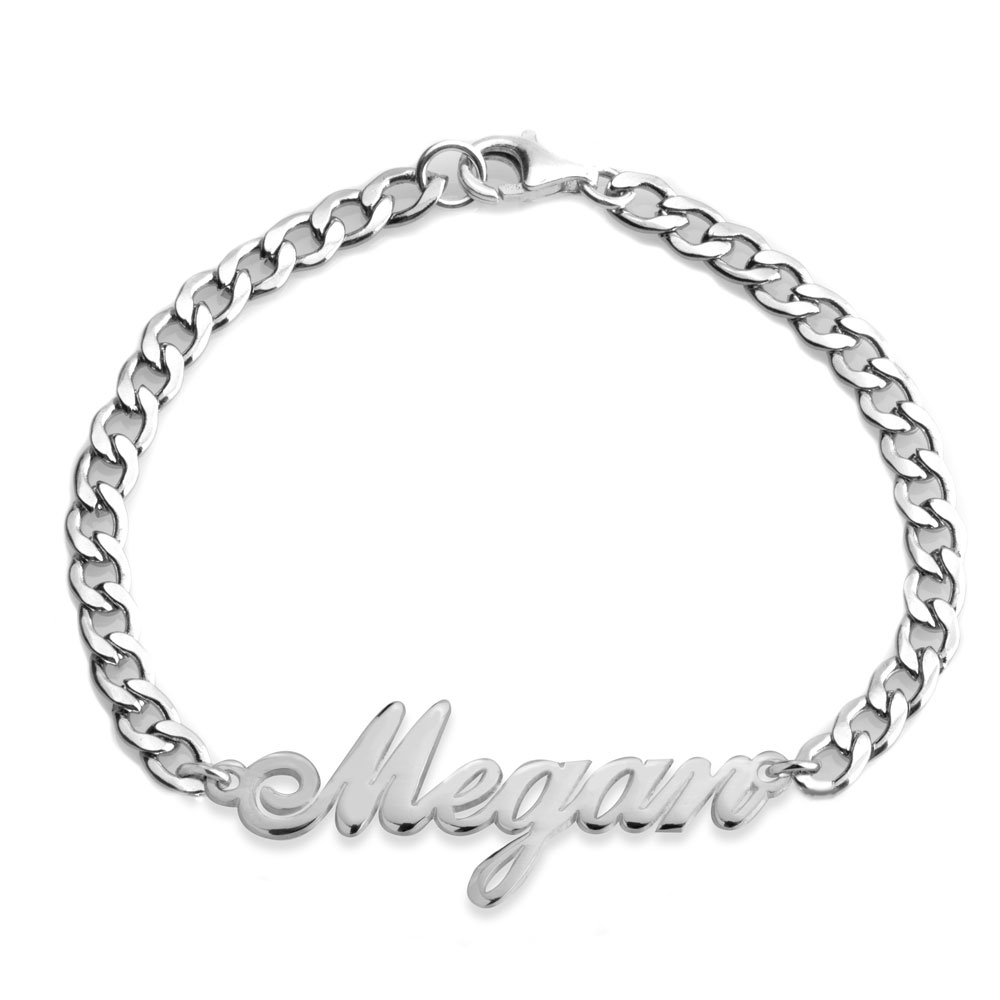 Curb Chain Name Bracelet