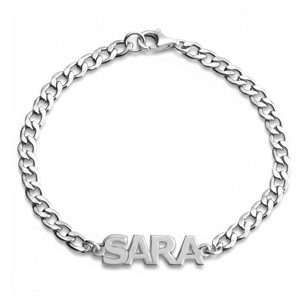 Cuban Link Name Bracelet