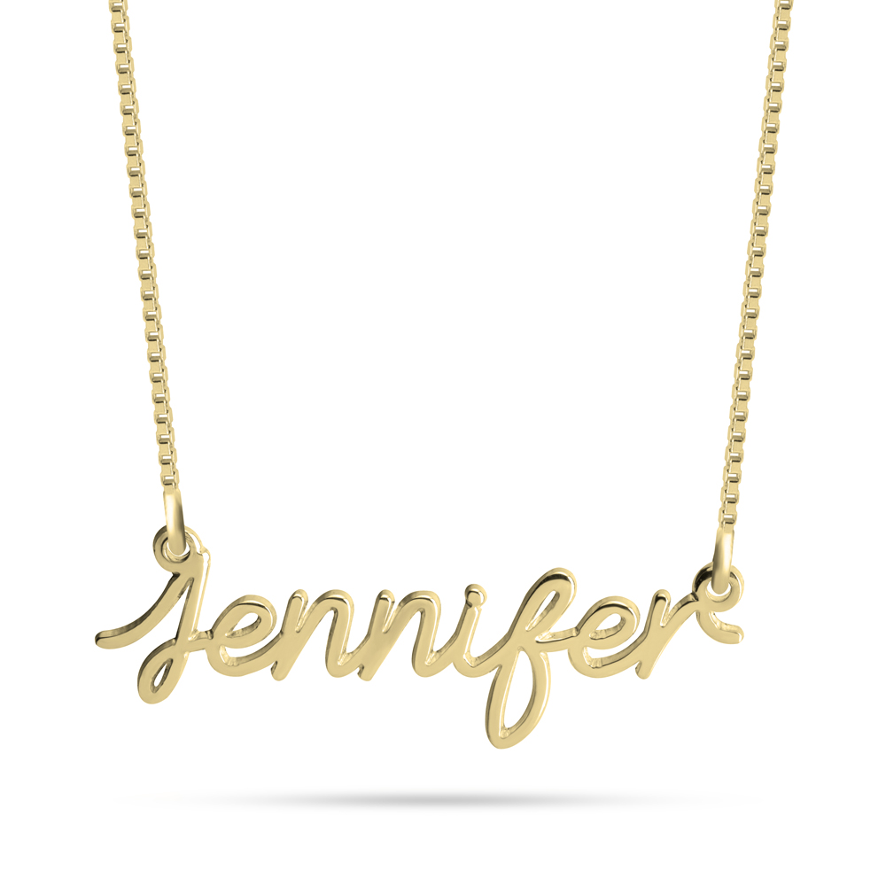 Light Cursive Name Necklace