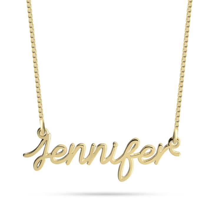 Light Cursive Name Necklace