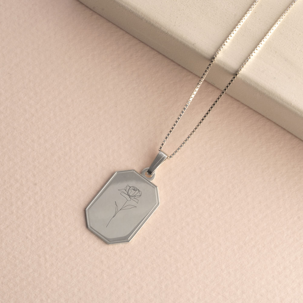 Birth Flower Necklace