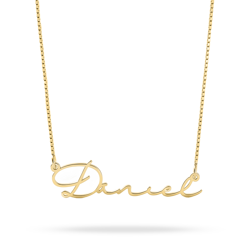Dainty Script Name Necklace