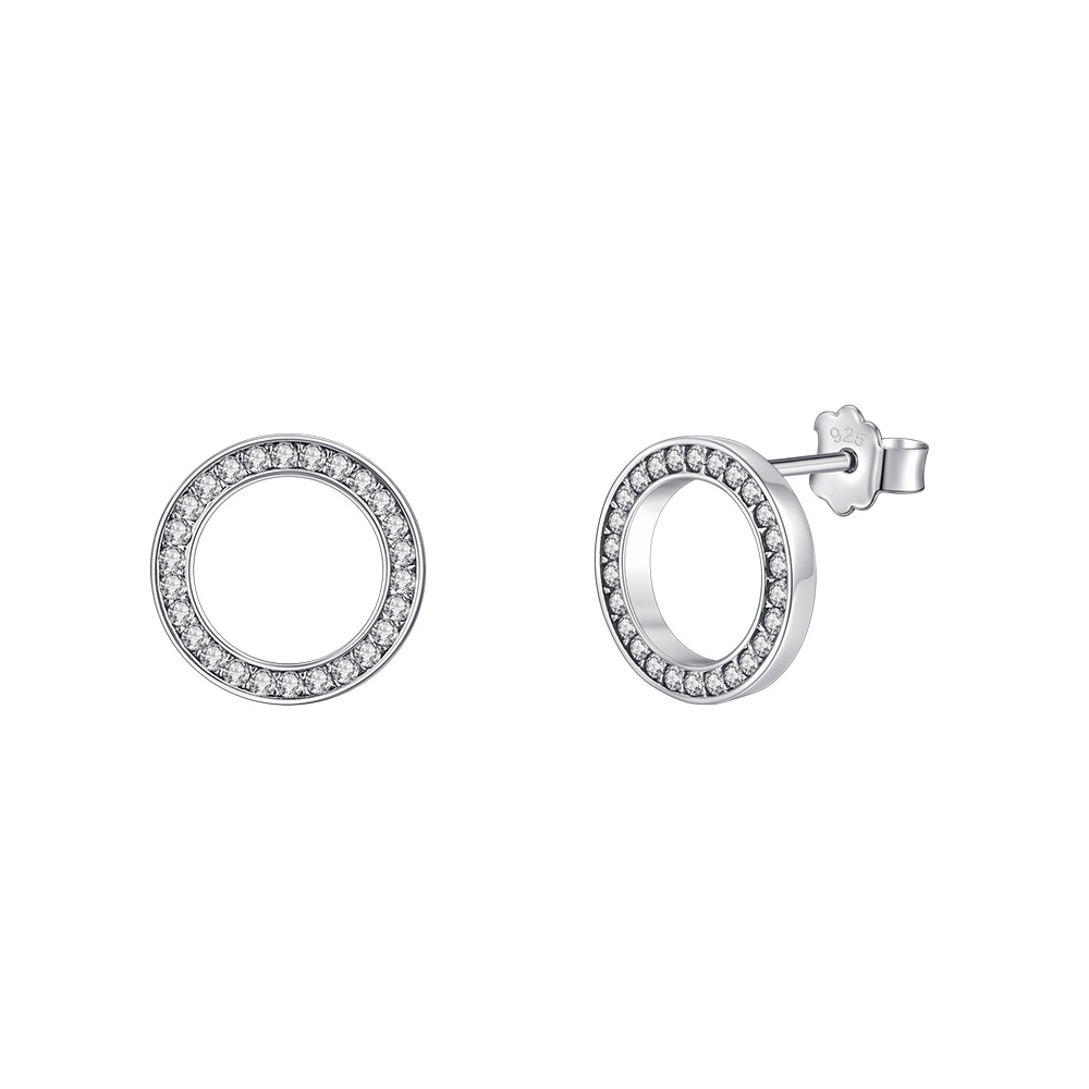 Loop Cubic Zirconia Earrings